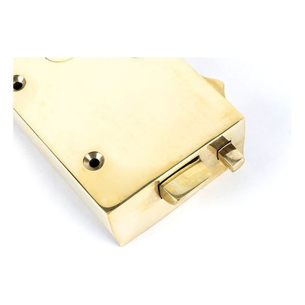 From The Anvil - Left Hand Bathroom Latch - Polished Brass - 83570