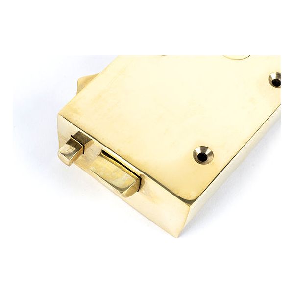 From The Anvil - Right Hand Bathroom Latch - Polished Brass - 83571