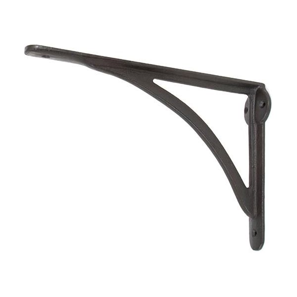 From The Anvil - Beeswax 10'' x 7'' Curved Shelf Bracket - Beeswax  - 83785