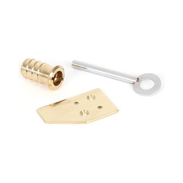 From The Anvil - Polished Chrome Key-Flush Sash Stop - Polished Chrome  - 90272