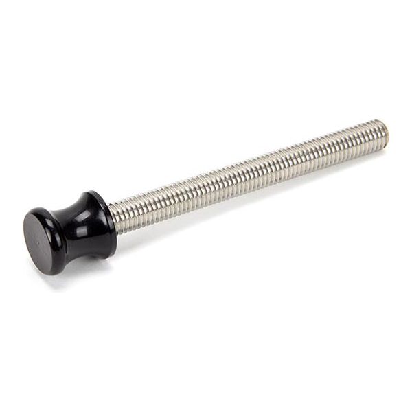 From The Anvil - Black ended SS M10 110mm Threaded Bar - Black  - 90439