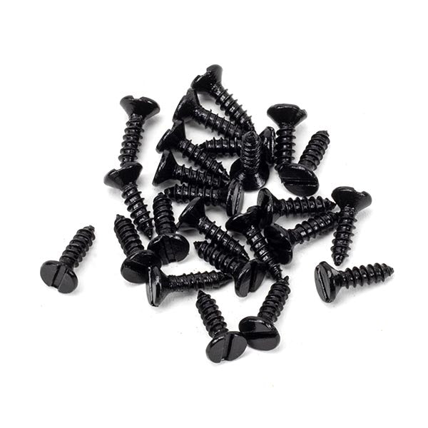 From The Anvil - Black 6x½" Countersunk Screws (25) - Black  - 91154