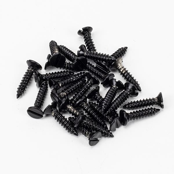 From The Anvil - Black 8x¾" Countersunk Raised Head Screws (25) - Black  - 91168