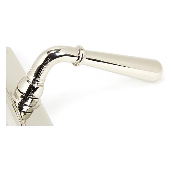 From The Anvil - Newbury Slimline Lever Espag. Lock Set - Polished Nickel - 91427