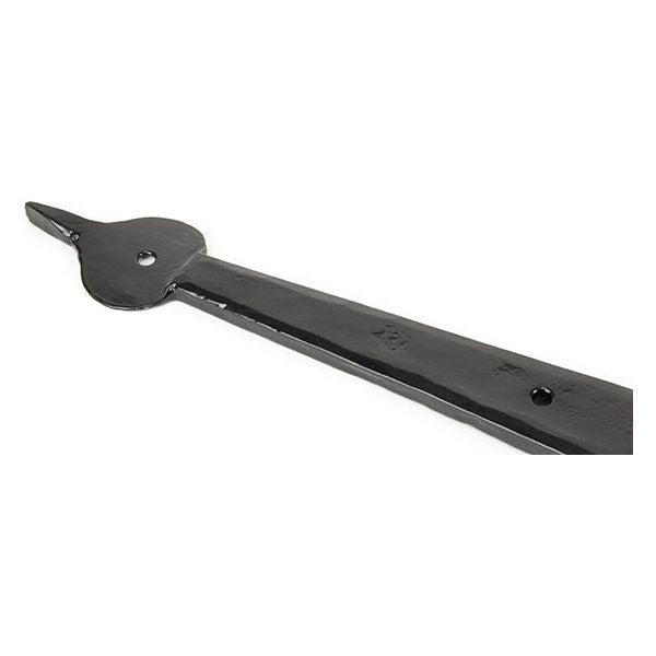 From The Anvil - Black 24" Hook & Band Hinge - Cranked (pair) - Black  - 91473