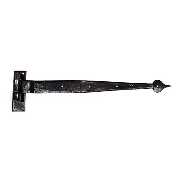 From The Anvil - Black 24" Hook & Band Hinge - Cranked (pair) - Black  - 91473