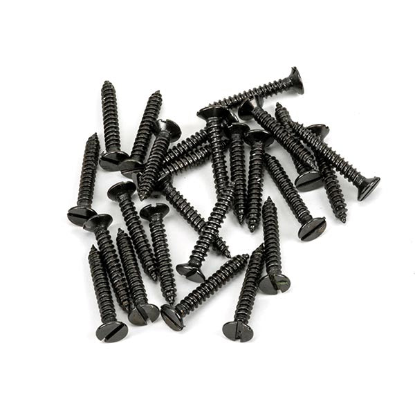 From The Anvil - Dark Satin Stainless Steel 10x1¼" Countersunk Screws (25) - Dark Satin Stainless Steel  - 92906