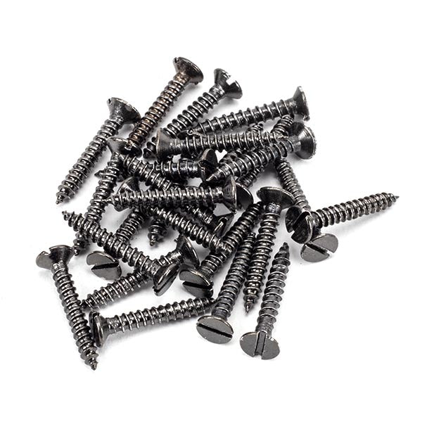 From The Anvil - Dark Satin Stainless Steel 4x¾" Countersunk Screws (25) - Dark Satin Stainless Steel  - 92936