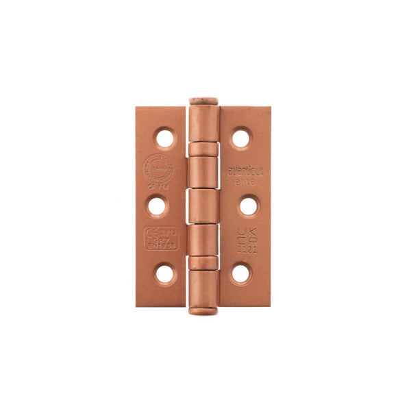 Atlantic CE Fire Rated Grade 7 Ball Bearing Hinges 3" x 2" x 2mm - Urban Satin Copper - A2H322USC