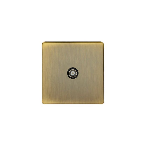 Eurolite Concealed 3mm Tv - Antique Brass - AB1TVB - Choice Handles