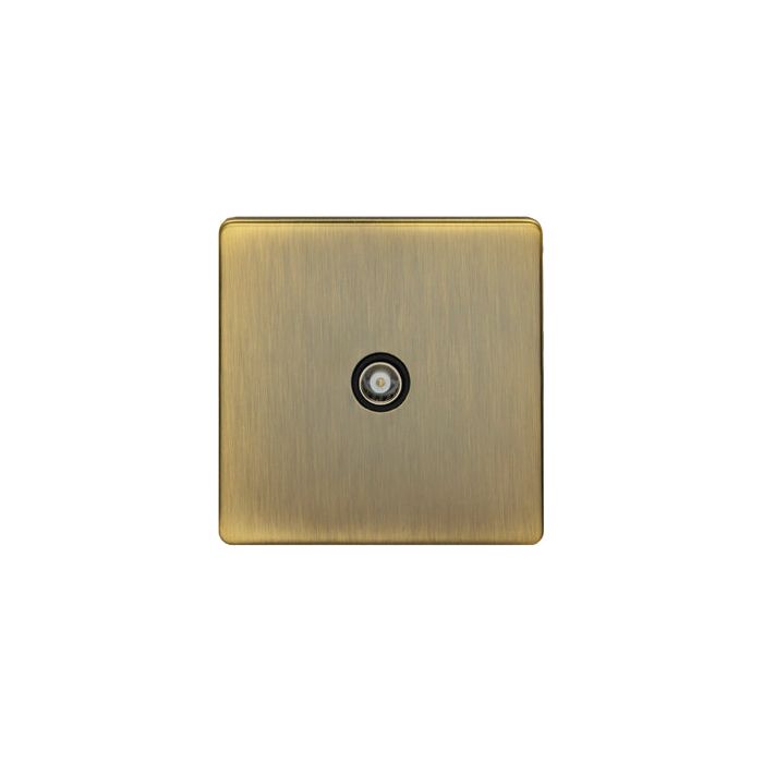 Eurolite Concealed 3mm Tv - Antique Brass - AB1TVB - Choice Handles