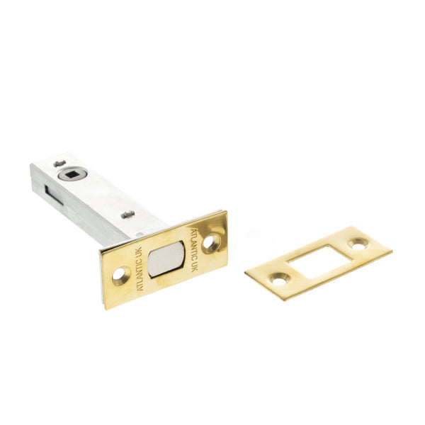 Atlantic Tubular Deadbolt 4" - Raw Brass - ADB4RB