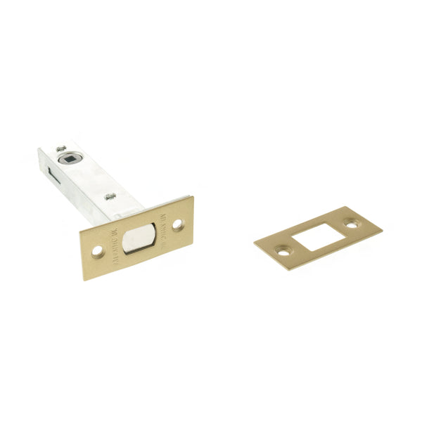 Atlantic Tubular Deadbolt 4" - Satin Brass - ADB4SB