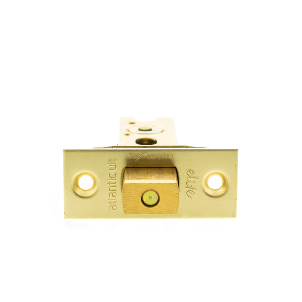 Atlantic Fire-Rated CE Marked Bolt Through Heavy Duty Tubular Deadbolt 3" - Polished Brass - ADBCE3PB