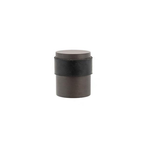 Atlantic Cylinder Premium Floor Mounted Door Stop - Urban Bronze - ADSCPUB