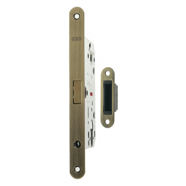 AGB Polaris 2XT Magnetic Euro Profile Sashlock 50mm backset - Antique Brass - AGB2XTEAB