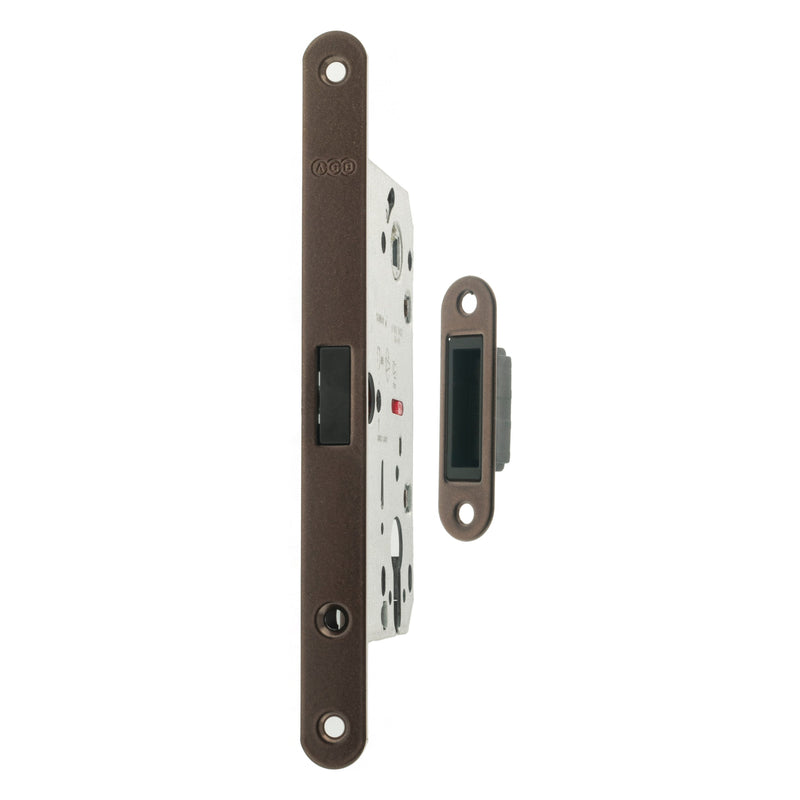 AGB Polaris 2XT Magnetic Euro Profile Sashlock 50mm backset - Bronze - AGB2XTEB