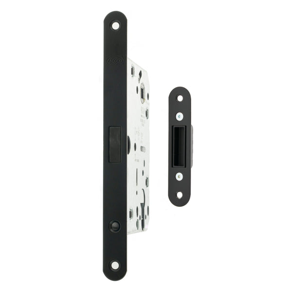 AGB Polaris 2XT Magnetic Euro Profile Sashlock 60mm backset - Matt Black - AGB2XTEMB