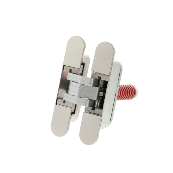 AGB Eclipse 3.2 Heavy Duty Self-Close Concealed Hinge for 60kg door - Satin Nickel - AGBH32SHDSN