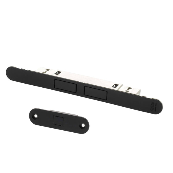 AGB Touch Adjustable magnetic door catch - Matt Black - AGBTMB