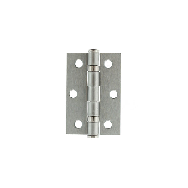 Atlantic - Ball Bearing Hinges 3" x 2" x 2mm - Satin Chrome - AH322SC - Pair - Choice Handles