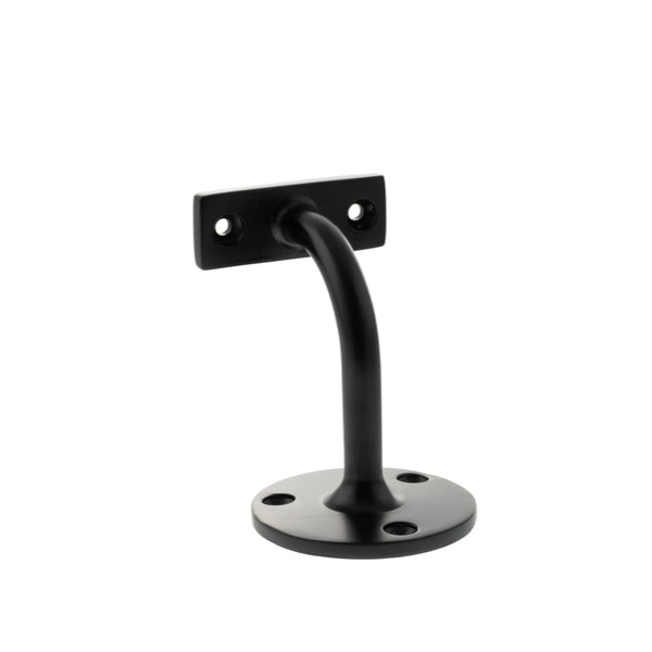 Atlantic Heavy-duty Handrail Bracket 80mm Projection - Matt Black - AHB80MB