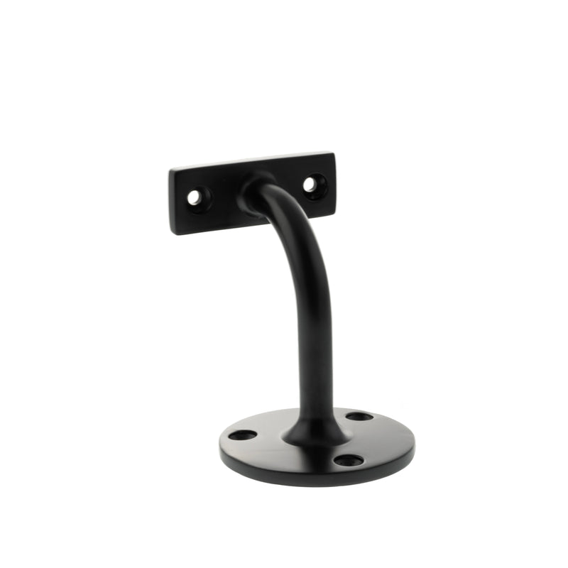 Atlantic Heavy-duty Handrail Bracket 80mm Projection - Matt Black - AHB80MB