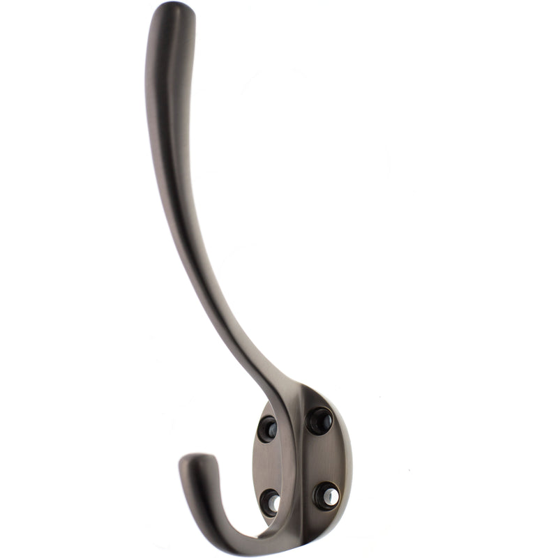 Atlantic Traditional Hat & Coat Hook - Matt Gun Metal - AHCHMBN