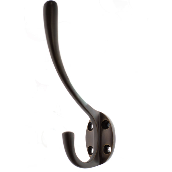 Atlantic Traditional Hat & Coat Hook - Urban Bronze - AHCHUB