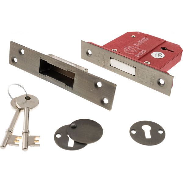 Atlantic 5 Lever Key Deadlock [BS] 2.5" - Urban Bronze - ALKDEAD5LK25UB