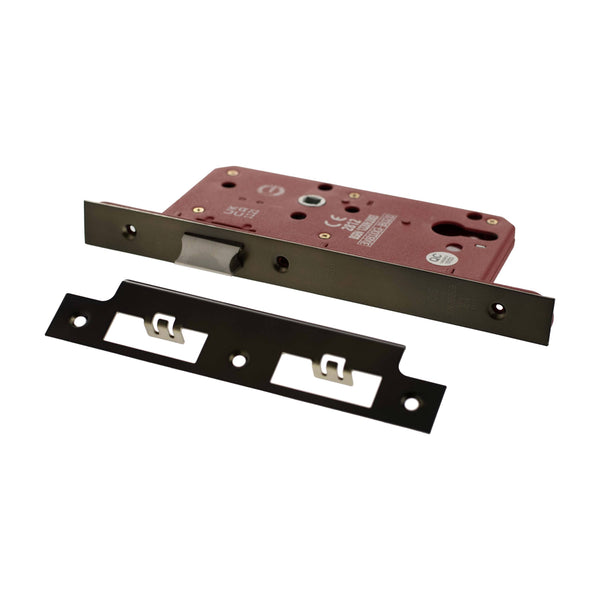 Atlantic DIN Latch 60mm backset - Urban Dark Bronze - ALKDINL60UDB