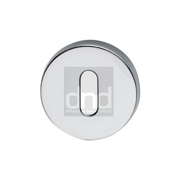 52mm Round Euro Profile Escutcheon&nbsp; - Polished Chrome - BD03E-PC - Choice Handles