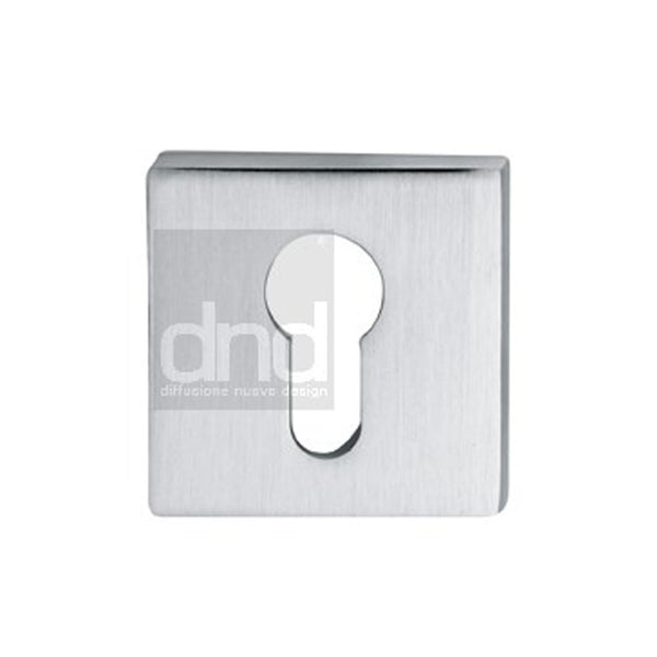 Standard Euro Profile Escutcheon Satin Chrome
 - BD04E-SC - Choice Handles