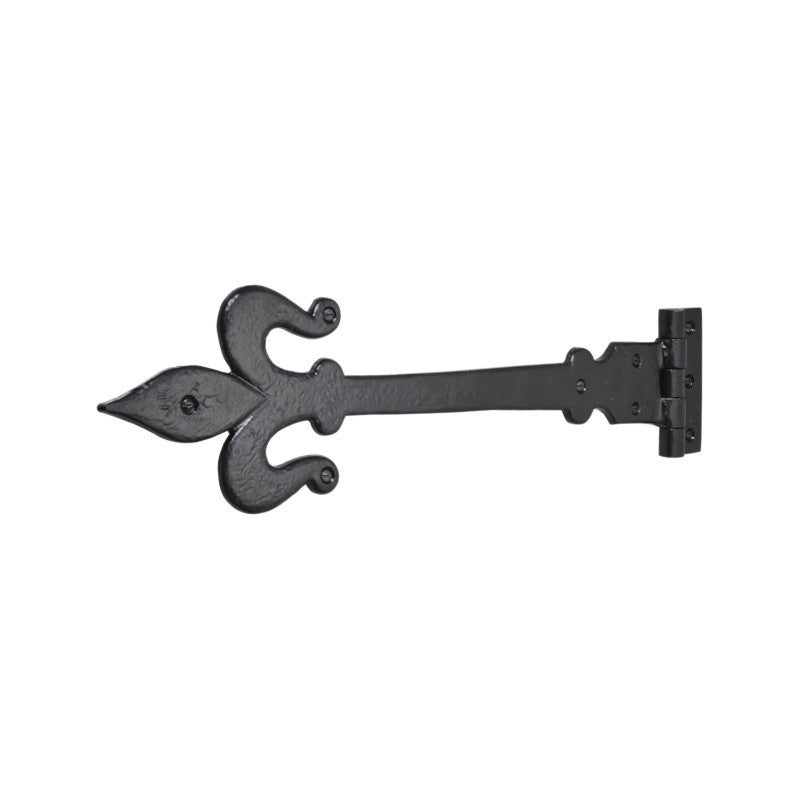 Spira Brass - 18" Fleur de Lys Tee Hinges - Black - BR4202 - Choice Handles