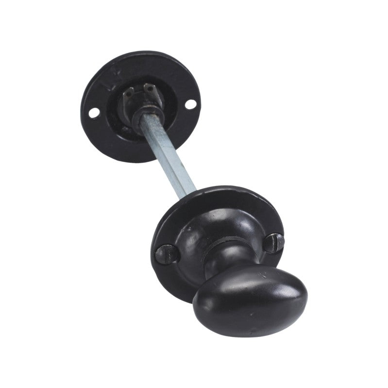 Spira Brass - Oval Thumbturn & Release - Black - BR4350 - Choice Handles