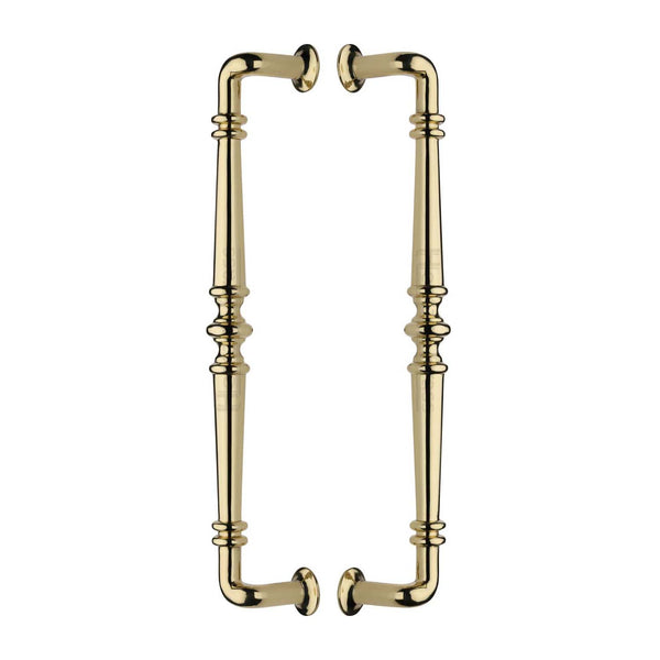 Heritage Brass Back to Back Door Pull Handle Avon Design Polished Brass finish - BTB1169 390-PB