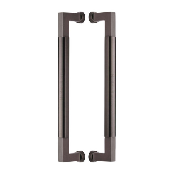 Heritage Brass Door Pull Handle Bauhaus Design 330mm Matt Bronze Finish - BTB1312 330-MB