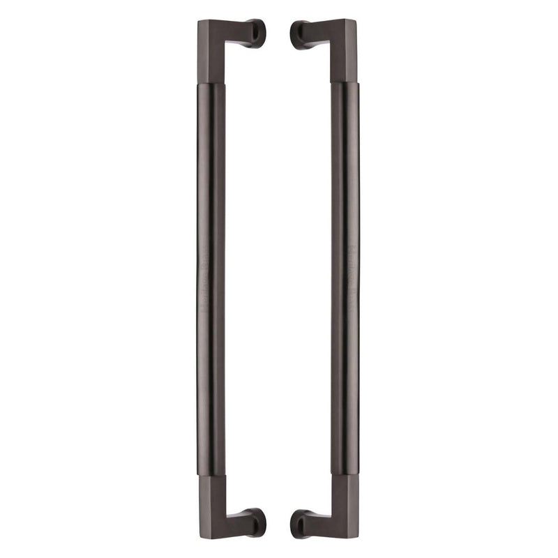 Heritage Brass Door Pull Handle Bauhaus Design 483mm Matt Bronze Finish - BTB1312 483-MB