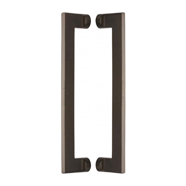 Heritage Brass Back to Back Door Pull Handle Apollo Design 307mm Matt Bronze Finish
 - BTB4150 307-MB