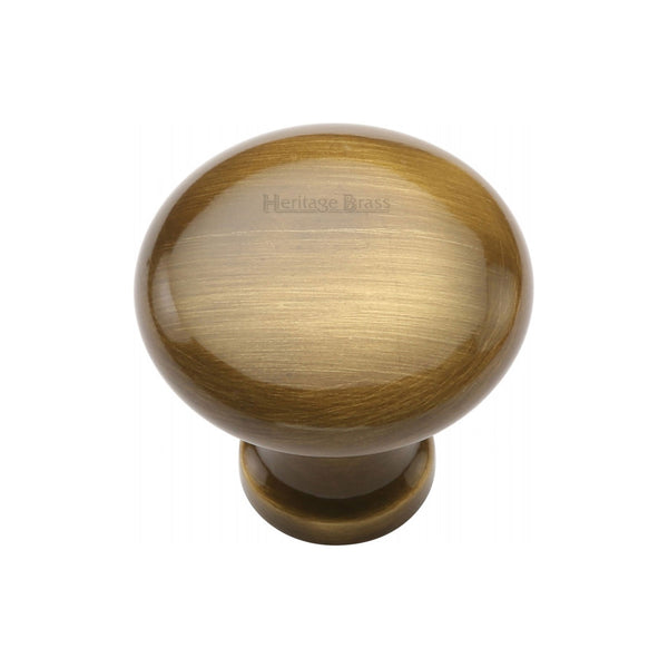 Timeless Elegance and Unrivaled QualityHeritage Brass Cabinet Knob Mushroom Design 32mm Antique finish - C113 32-AT - Choice Handles