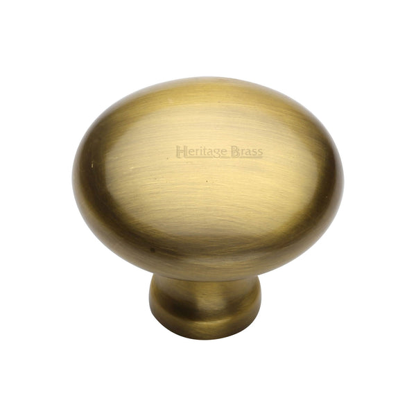 Timeless Elegance and Unrivaled QualityHeritage Brass Cabinet Knob Mushroom Design 38mm Antique finish - C113 38-AT - Choice Handles