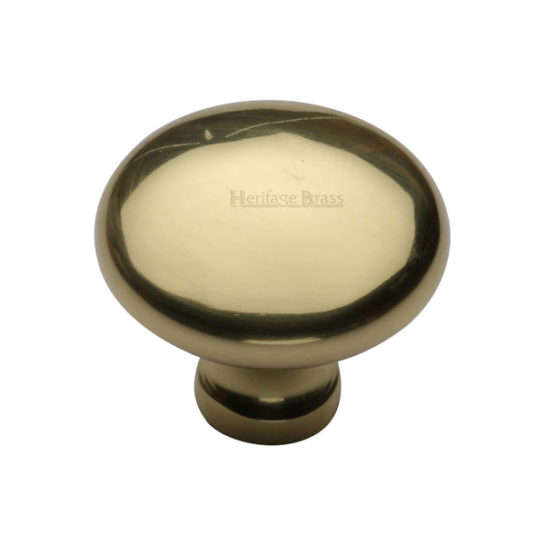 Timeless Elegance and Unrivaled QualityHeritage Brass Cabinet Knob Mushroom Design 38mm Polished Brass finish - C113 38-PB - Choice Handles