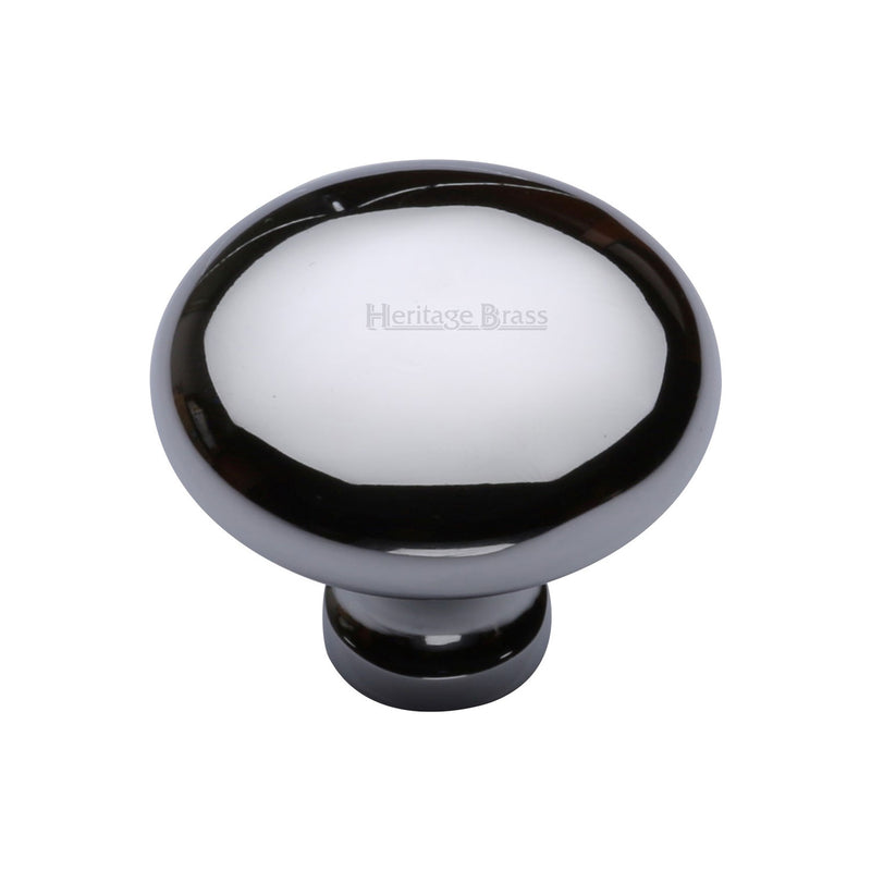 Timeless Elegance and Unrivaled QualityHeritage Brass Cabinet Knob Mushroom Design 38mm Polished Chrome finish - C113 38-PC - Choice Handles