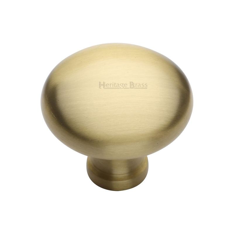 Timeless Elegance and Unrivaled QualityHeritage Brass Cabinet Knob Mushroom Design 38mm Satin Brass finish - C113 38-SB - Choice Handles