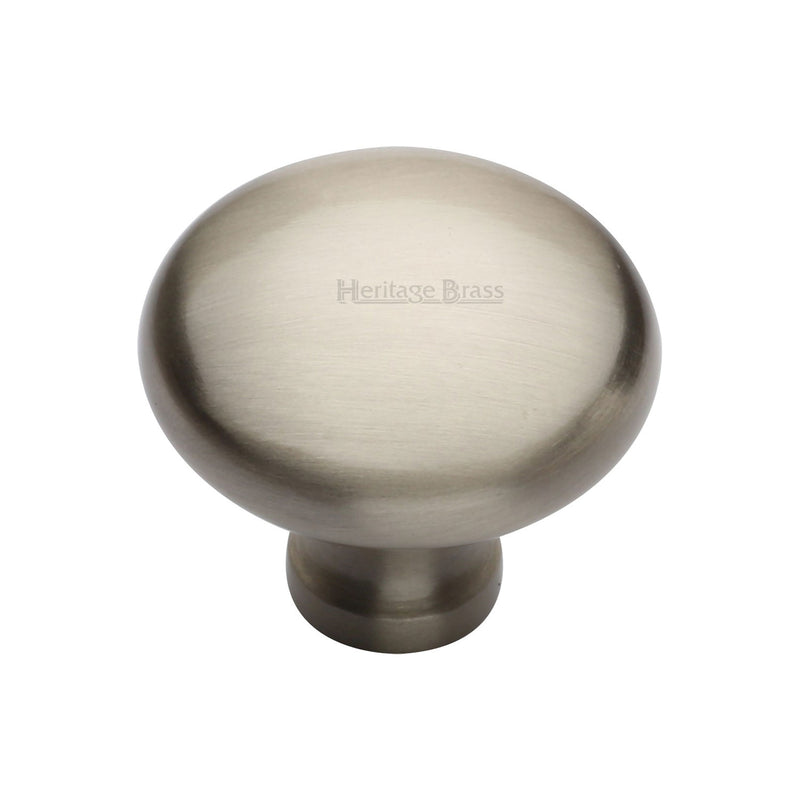 Timeless Elegance and Unrivaled QualityHeritage Brass Cabinet Knob Mushroom Design 38mm Satin Nickel finish - C113 38-SN - Choice Handles