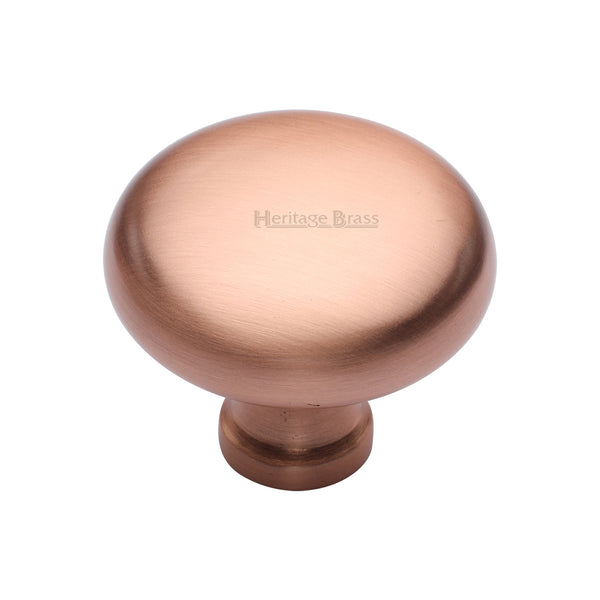 Timeless Elegance and Unrivaled QualityHeritage Brass Cabinet Knob Mushroom Design 38mm Satin Rose Gold finish - C113 38-SRG - Choice Handles