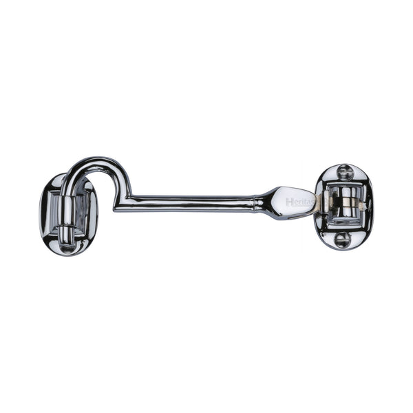 Heritage Brass Cabin Hook 4" Polished Chrome finish - C1530 4-PC - Choice Handles