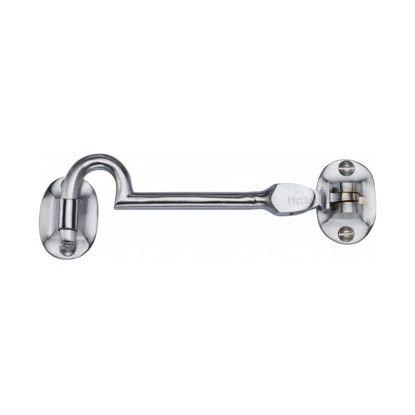 Heritage Brass Cabin Hook 4" Satin Chrome finish - C1530 4-SC - Choice Handles