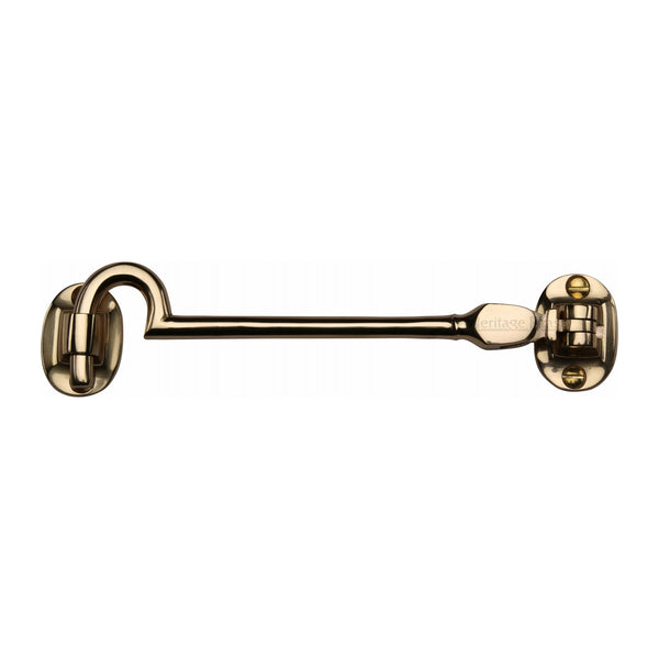 Heritage Brass Cabin Hook 6" Polished Brass finish - C1530 6-PB - Choice Handles