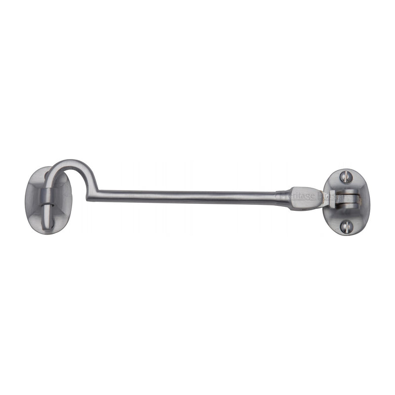 Heritage Brass Cabin Hook 6" Satin Chrome finish - C1530 6-SC - Choice Handles